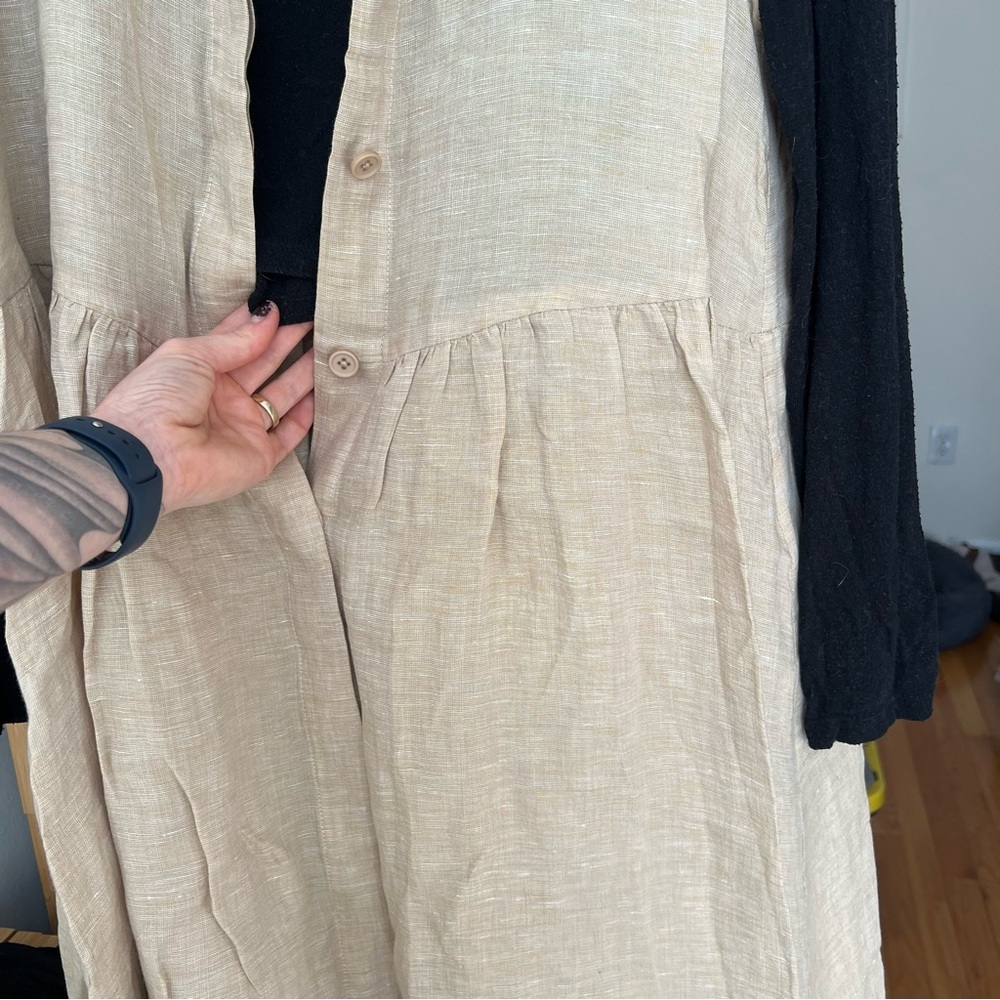 Linen Play Dress (NWT) - Picture 10 of 12
